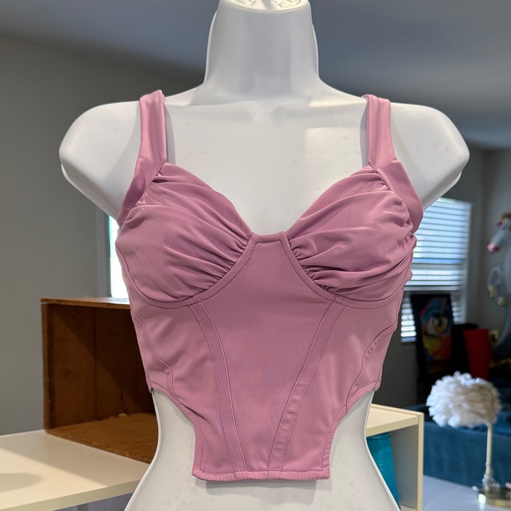 Forever 21 Lavender Bustier Top